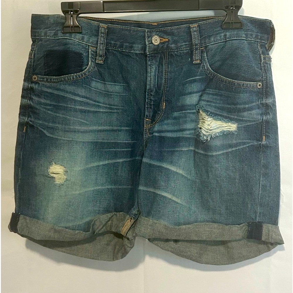 Old Navy Denim Shorts Ripped Boyfriend Size 4 Regular